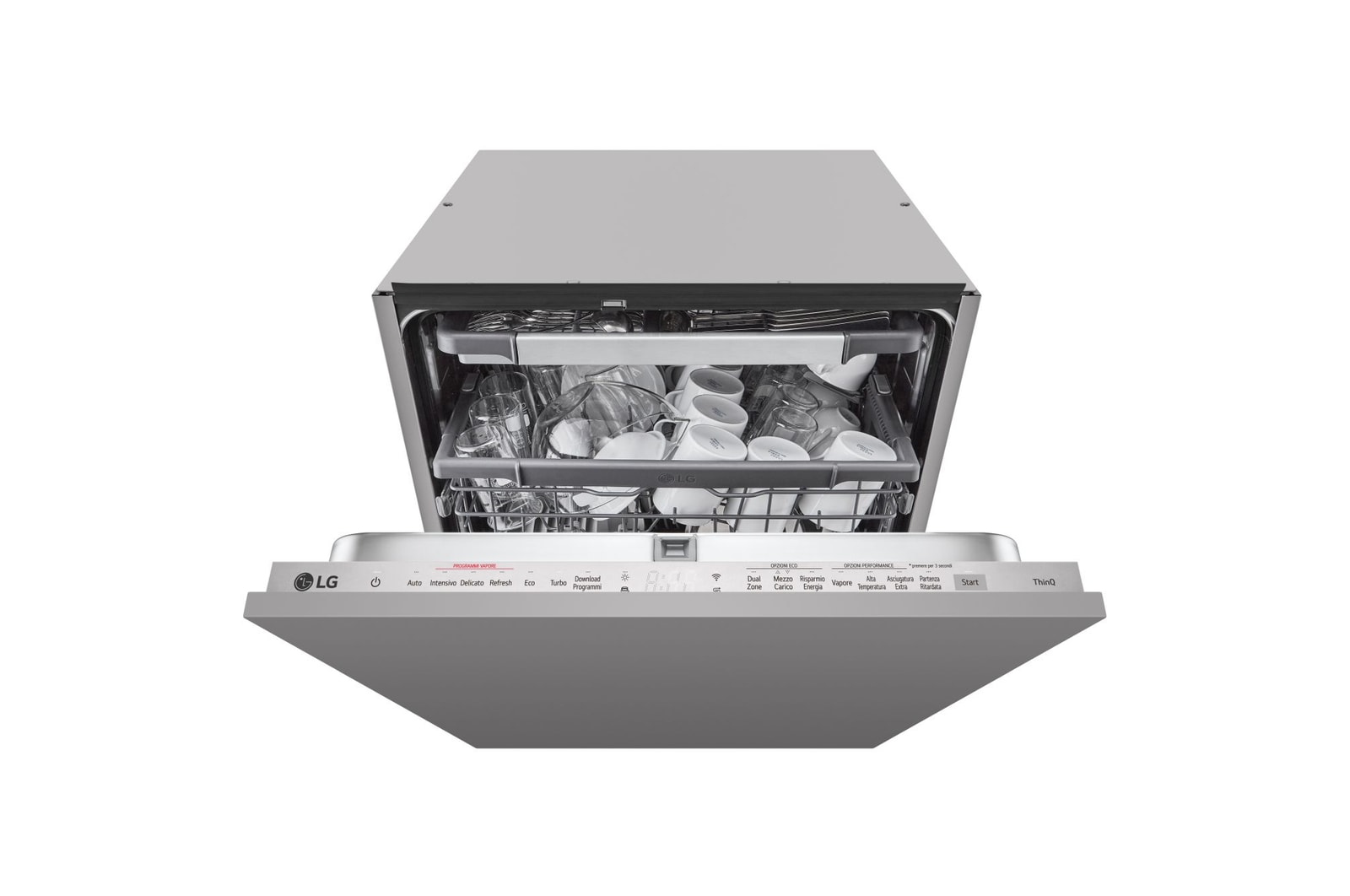 Foto frontale della lavastoviglie LG DB365TXS